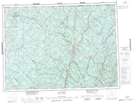 031P La Tuque Canadian topographic map, 1:250,000 scale