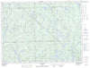 032A05 Lac Bignell Canadian topographic map, 1:50,000 scale
