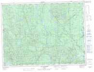 032A07 Lac Bonhomme Canadian topographic map, 1:50,000 scale