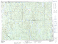 032A12 Lac Gastonguay Canadian topographic map, 1:50,000 scale