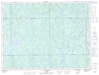 032B01 Lac Decelles Canadian topographic map, 1:50,000 scale