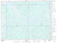 032B08 Barrage Gouin Canadian topographic map, 1:50,000 scale