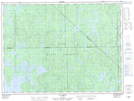 032B09 Lac Deziel Canadian topographic map, 1:50,000 scale