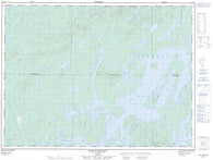 032B11 Baie Plamondon Canadian topographic map, 1:50,000 scale