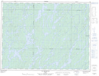 032B12 Lac Megiscane Canadian topographic map, 1:50,000 scale