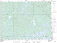 032B15 Lac Baptiste Canadian topographic map, 1:50,000 scale