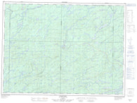 032C01 Forsythe Canadian topographic map, 1:50,000 scale