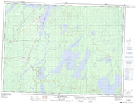 032C03 Lac Gueguen Canadian topographic map, 1:50,000 scale