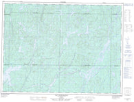 032C09 Lac Achepabanca Canadian topographic map, 1:50,000 scale