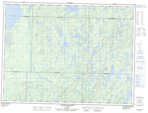 032C10 Riviere Delestre Canadian topographic map, 1:50,000 scale