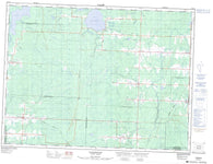 032C12 Landrienne Canadian topographic map, 1:50,000 scale