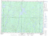 032C16 Lac Wetetnagami Canadian topographic map, 1:50,000 scale