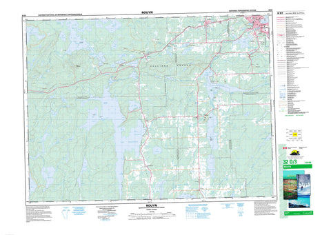 032D03 Rouyn Canadian topographic map, 1:50,000 scale