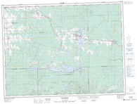 032D10 Taschereau Canadian topographic map, 1:50,000 scale