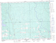 032D16 Collines Gemini Canadian topographic map, 1:50,000 scale