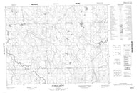 032E06 Ruisseau Orfroy Canadian topographic map, 1:50,000 scale