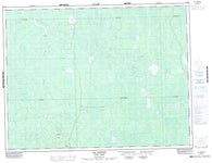 032E11 Lac Raymond Canadian topographic map, 1:50,000 scale