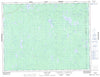 032E13 Detour Lake Canadian topographic map, 1:50,000 scale