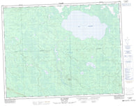 032E16 Lac Grasset Canadian topographic map, 1:50,000 scale