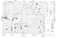 032F01 Lac De La Ligne Canadian topographic map, 1:50,000 scale