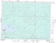 032F02 Lac Quevillon Canadian topographic map, 1:50,000 scale