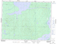 032F10 Baie Ramsay Canadian topographic map, 1:50,000 scale