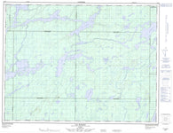 032G05 Lac Margry Canadian topographic map, 1:50,000 scale