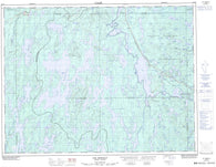 032G08 Lac Rohault Canadian topographic map, 1:50,000 scale