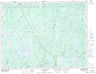 032G09 Lac Boisvert Canadian topographic map, 1:50,000 scale