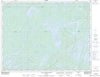 032G10 Lac A L Eau Jaune Canadian topographic map, 1:50,000 scale