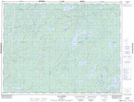 032G11 Lac Dickson Canadian topographic map, 1:50,000 scale