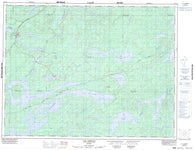 032G12 Lac Opawica Canadian topographic map, 1:50,000 scale