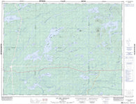 032G14 Lac Des Orignaux Canadian topographic map, 1:50,000 scale