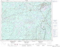 032G Chibougamau Canadian topographic map, 1:250,000 scale