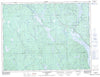 032H04 Lac Chigoubiche Canadian topographic map, 1:50,000 scale