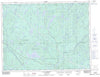 032H05 Lac Aigremont Canadian topographic map, 1:50,000 scale