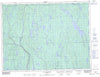 032H06 Lac Desautels Canadian topographic map, 1:50,000 scale