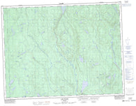 032H09 Lac Clair Canadian topographic map, 1:50,000 scale