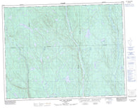 032H10 Lac Aux Huards Canadian topographic map, 1:50,000 scale