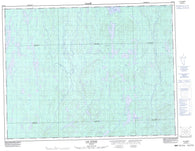 032H14 Lac Rivard Canadian topographic map, 1:50,000 scale