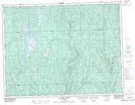 032H15 Lac Des Cygnes Canadian topographic map, 1:50,000 scale