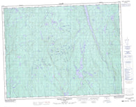 032H16 Grand Lac Jourdain Canadian topographic map, 1:50,000 scale