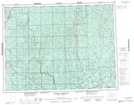 032H Riviere Mistassini Canadian topographic map, 1:250,000 scale
