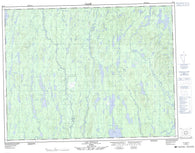 032I03 Lac Dutilly Canadian topographic map, 1:50,000 scale