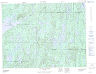 032I04 Lac Des Canots Canadian topographic map, 1:50,000 scale