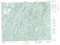 032I11 Lac Linne Canadian topographic map, 1:50,000 scale