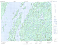 032I12 Lac Deleuze Canadian topographic map, 1:50,000 scale