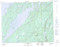 032I14 Lac Bonneville Canadian topographic map, 1:50,000 scale