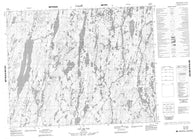 032I16 Lac De Vau Canadian topographic map, 1:50,000 scale