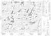 032J03 Lac A L Eau Noire Canadian topographic map, 1:50,000 scale